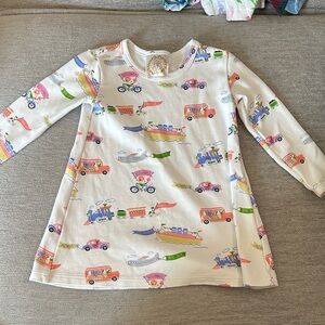 The Beaufort Bonnet Company Cream Toy Print Dress